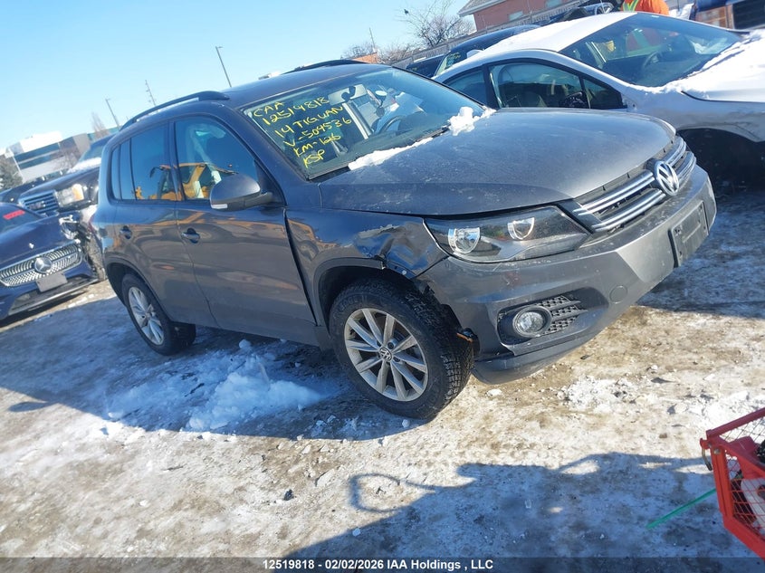 WVGJV3AX2EW504536 2014 Volkswagen Tiguan S/Se/Sel/R-Line auction photo 1