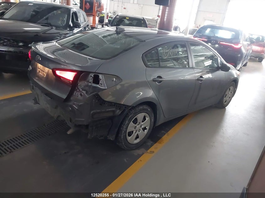 Vin: 3kpfl4a77he091775, lot: 2909642, kia forte 20174