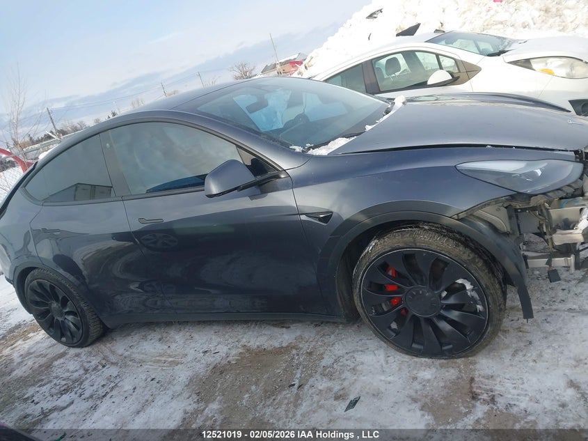 2022 Tesla Model Y Performance VIN: 7SAYGDEF2NF498054 Lot: 12521019
