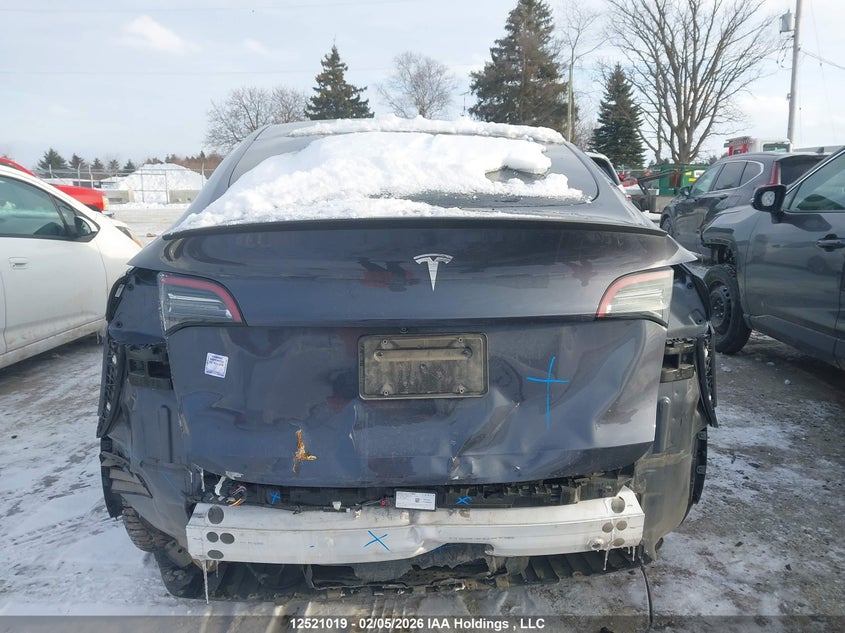 2022 Tesla Model Y Performance VIN: 7SAYGDEF2NF498054 Lot: 12521019