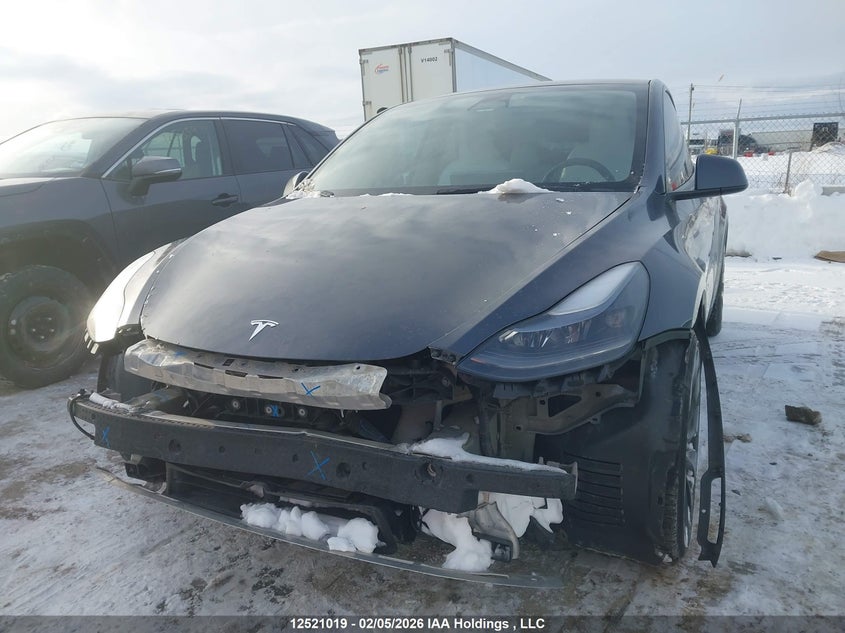 2022 Tesla Model Y Performance VIN: 7SAYGDEF2NF498054 Lot: 12521019