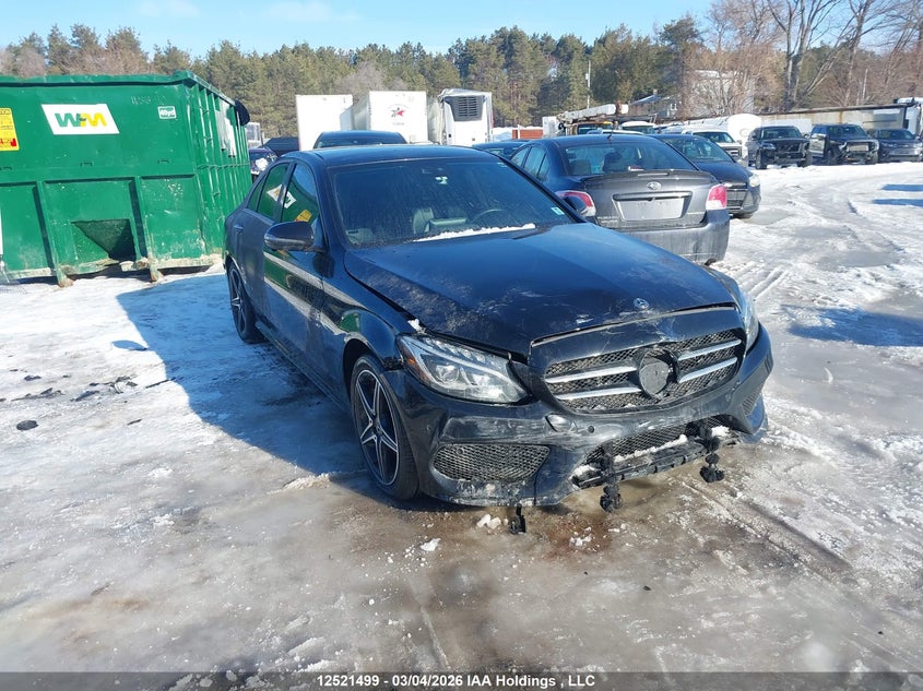 55SWF4KBXJU262057 2018 Mercedes-Benz C 300 4Matic auction photo 1