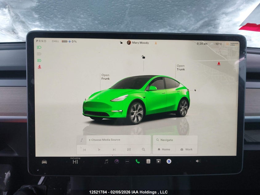 2022 Tesla Model Y Long Range VIN: 7SAYGDEE3NF509845 Lot: 12521784