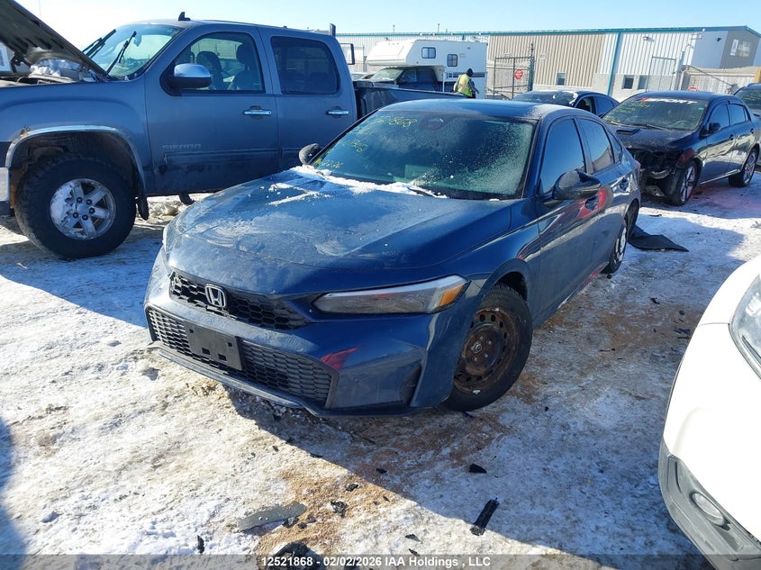 Vin: 2hgfe4f83sh011302, lot: 2911364, honda civic hybrid sport/sport touring 20252