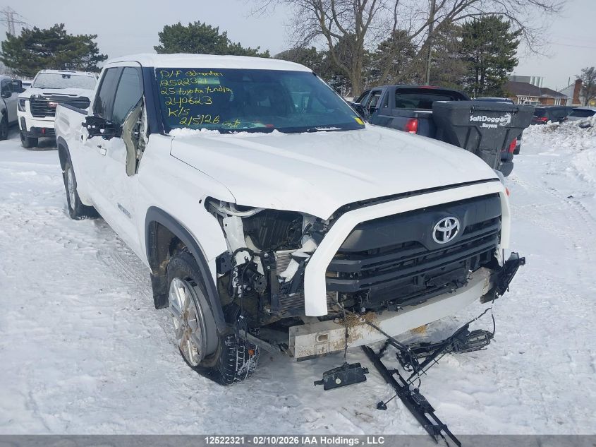 2025 Toyota Tundra Double Cab Sr/Double Cab Sr5 VIN: 5TFLA5DA0SX240623 Lot: 12522321