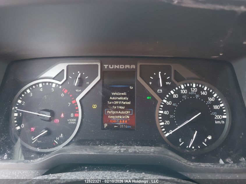 2025 Toyota Tundra Double Cab Sr/Double Cab Sr5 VIN: 5TFLA5DA0SX240623 Lot: 12522321