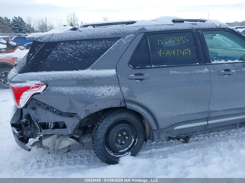 2021 Ford Explorer VIN: 1FMSK8DH4MGA47459 Lot: 12522435