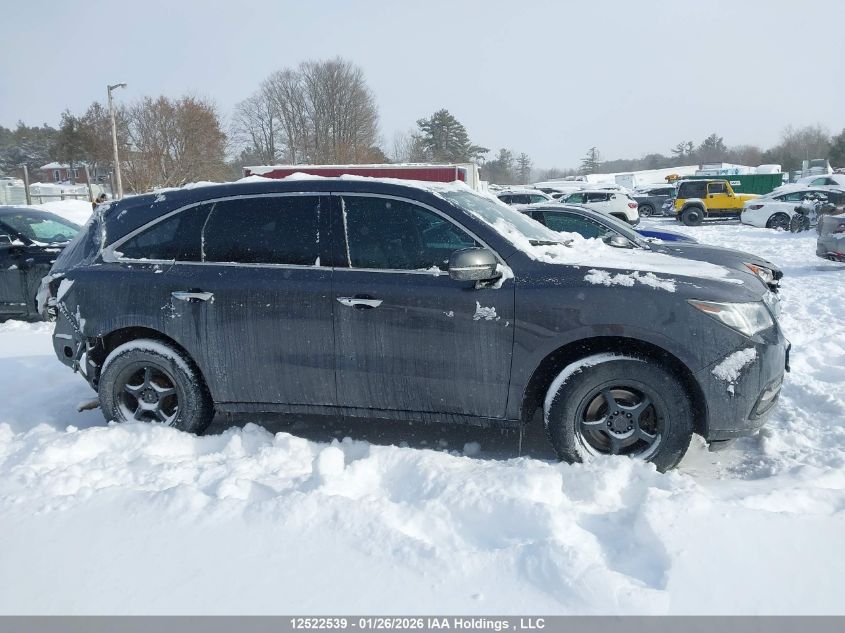 2014 Acura Mdx VIN: 5FRYD4H24EB501422 Lot: 12522539