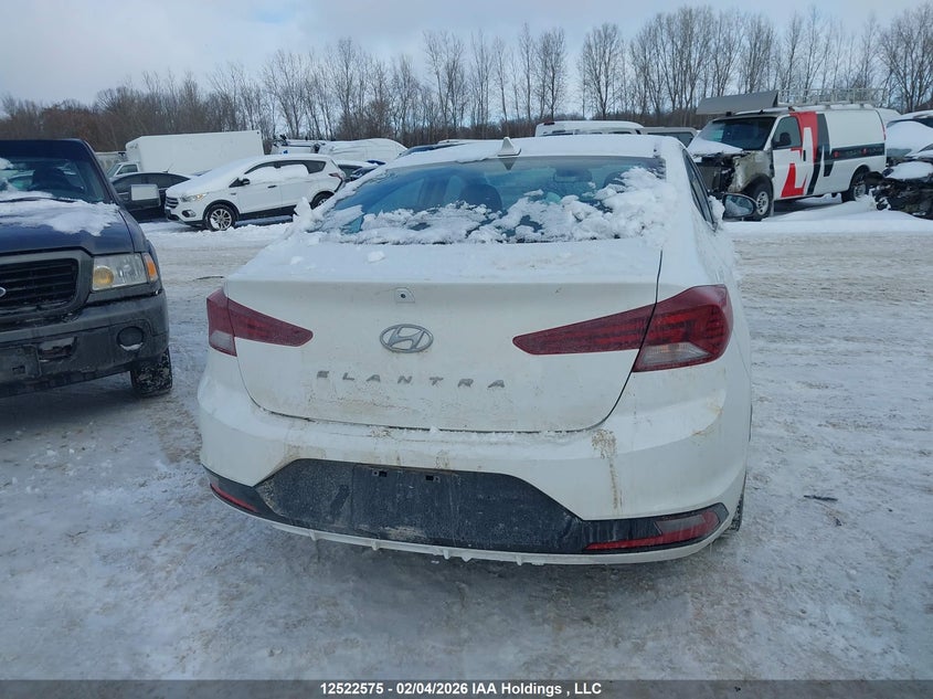 2019 Hyundai Elantra Preferred VIN: KMHD84LF2KU736110 Lot: 12522575