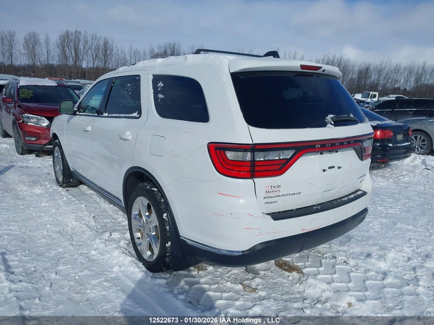 Vin: 1c4rdjdg0fc240584, lot: 2912206, dodge durango limited 20153
