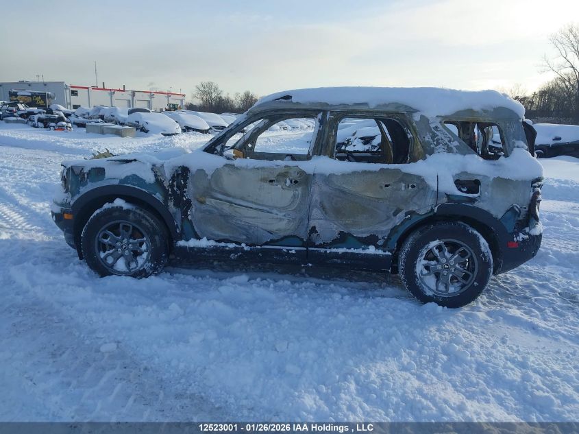 2023 Ford Bronco Sport Big Bend VIN: 3FMCR9B61PRD31717 Lot: 12523001