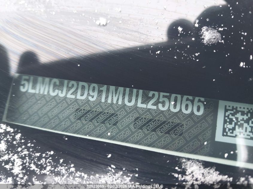 2021 Lincoln Corsair Reserve VIN: 5LMCJ2D91MUL25066 Lot: 12523085