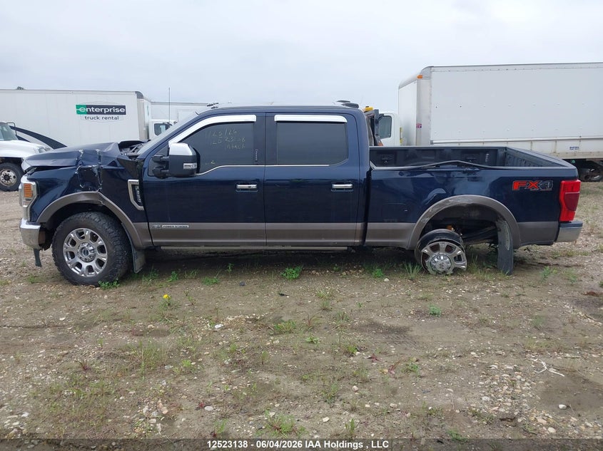 2022 Ford F350 Super Duty VIN: 1FT8W3BT7NEF37968 Lot: 12523138