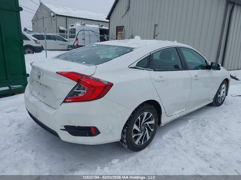 2016 HONDA CIVIC SEDAN 2.0L I-4 DOHC, VVT, 158HP