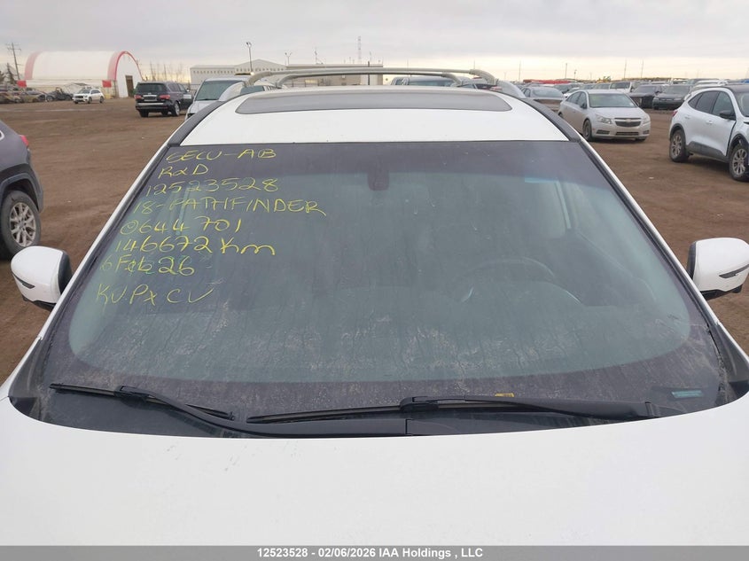 2018 Nissan Pathfinder Midnight Edition/Platinum/S/Sl Premium/Sv Tech VIN: 5N1DR2MMXJC644701 Lot: 12523528