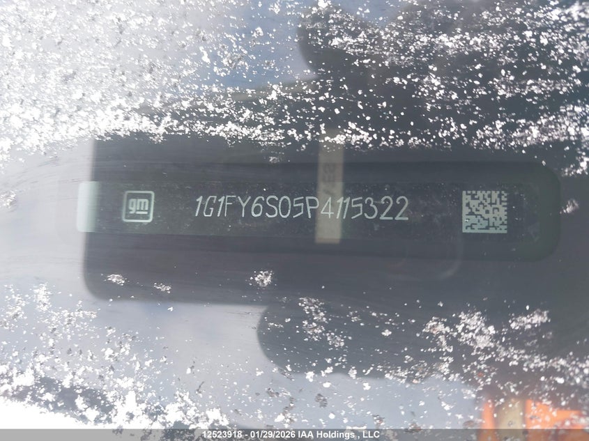 2023 Chevrolet Bolt Euv VIN: 1G1FY6S05P4115322 Lot: 12523918