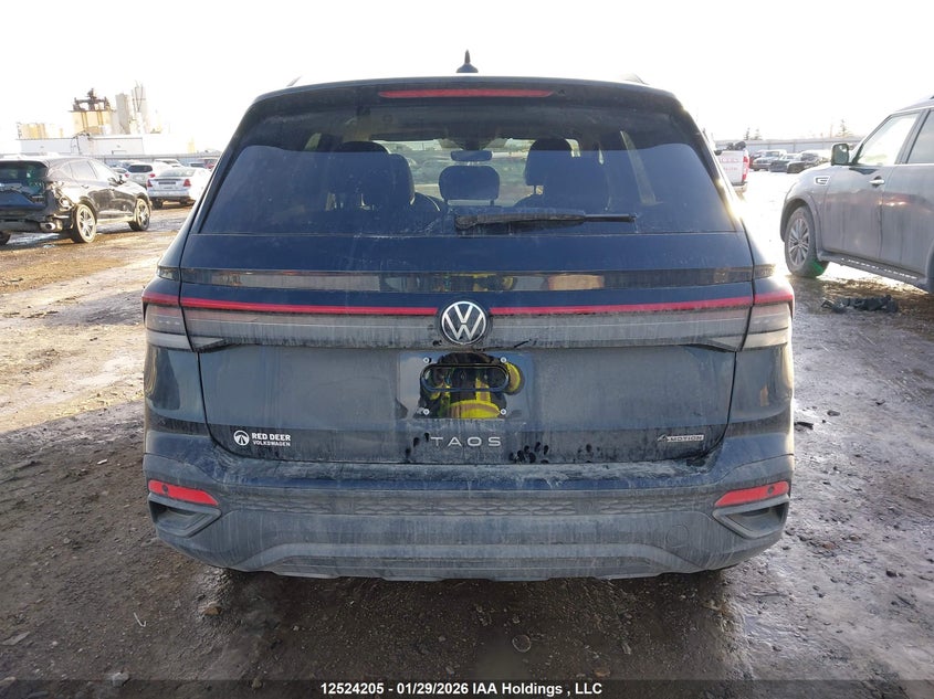 2025 Volkswagen Taos Se Black VIN: 3VV2C7B28SM070936 Lot: 12524205