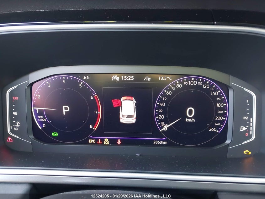 2025 Volkswagen Taos Se Black VIN: 3VV2C7B28SM070936 Lot: 12524205