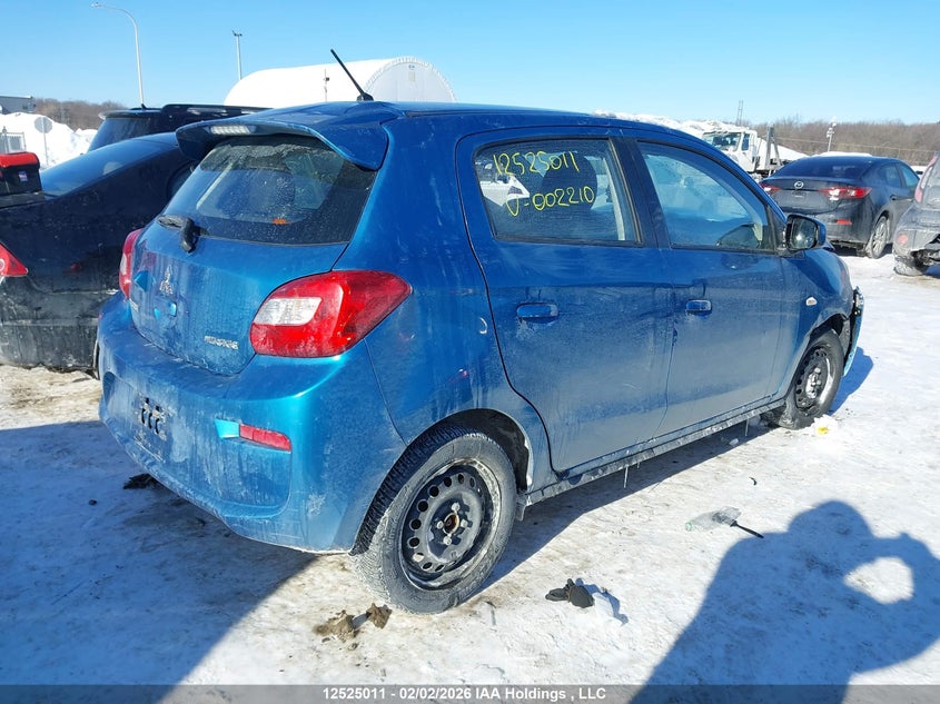 Vin: ml32a3hj5jh002210, lot: 2914704, mitsubishi mirage 20184