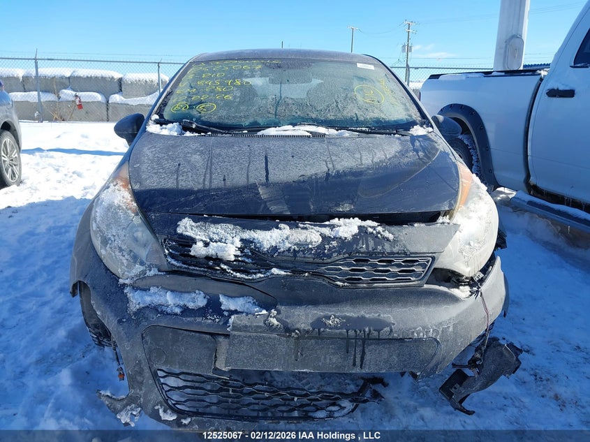 2013 Kia Rio Lx VIN: KNADM5A34D6845980 Lot: 12525067