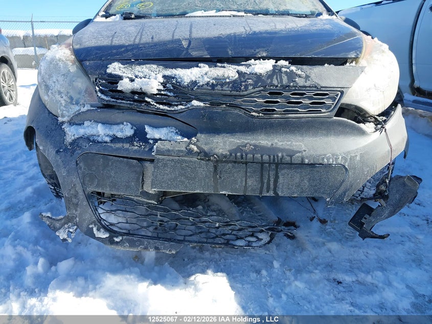 2013 Kia Rio Lx VIN: KNADM5A34D6845980 Lot: 12525067