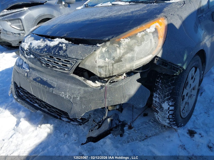 2013 Kia Rio Lx VIN: KNADM5A34D6845980 Lot: 12525067