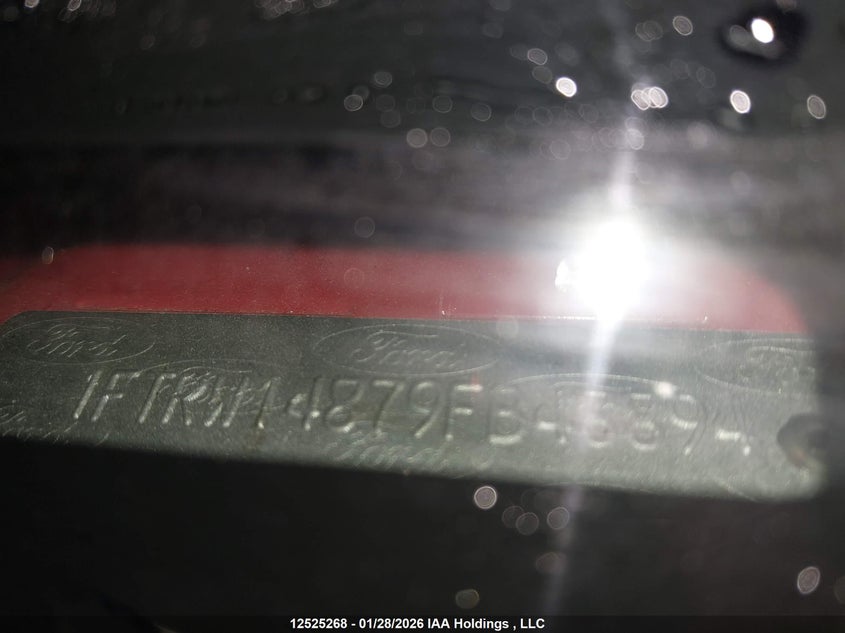 2009 Ford F150 Supercrew VIN: 1FTRW14879FB48894 Lot: 12525268