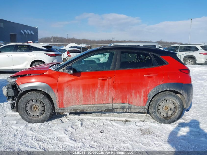 2018 Hyundai Kona 1.6T Trend VIN: KM8K3CA51JU097615 Lot: 12525284