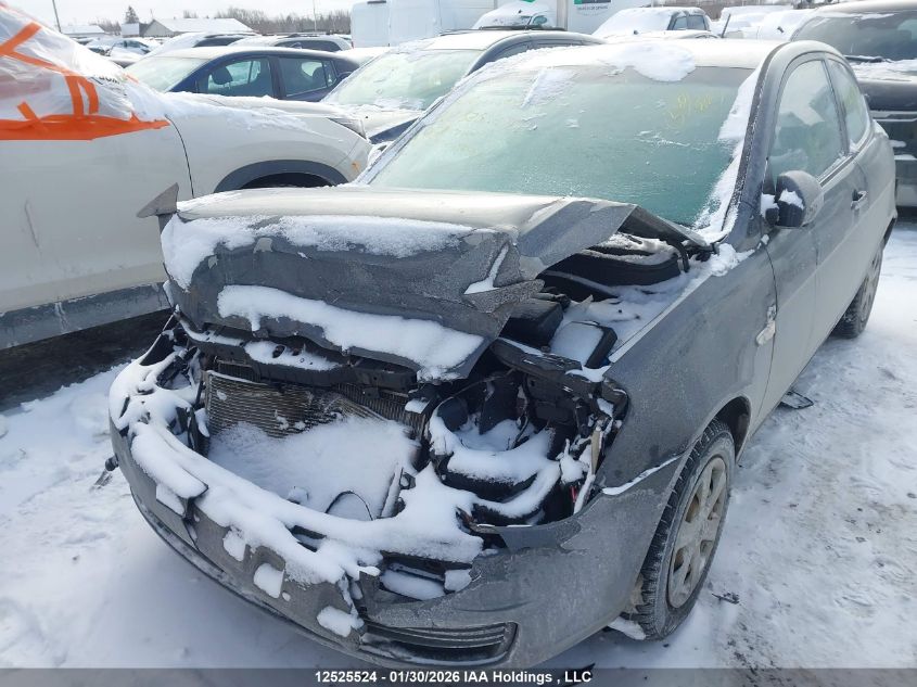 2007 Hyundai Accent Gs VIN: KMHCN35C87U000992 Lot: 12525524