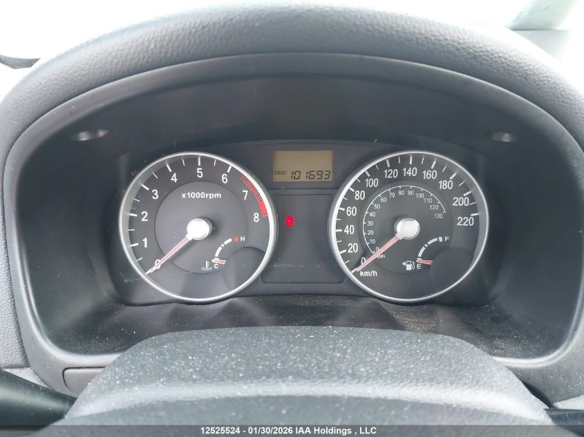 2007 Hyundai Accent Gs VIN: KMHCN35C87U000992 Lot: 12525524