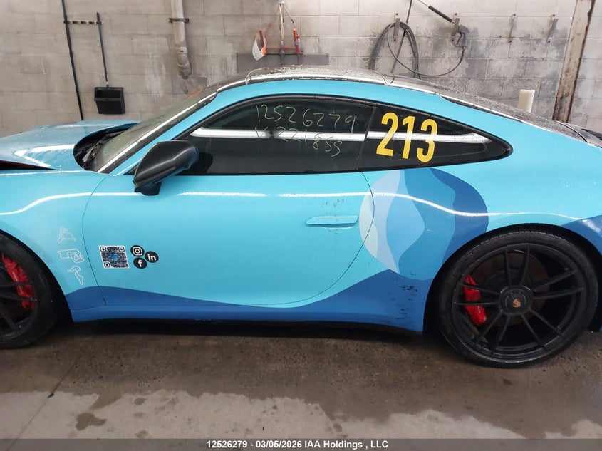 2023 Porsche 911 Carrera S/Carrera 4S/Carrera Gts/Carrera 4 Gts VIN: WP0AB2A91PS221855 Lot: 12526279