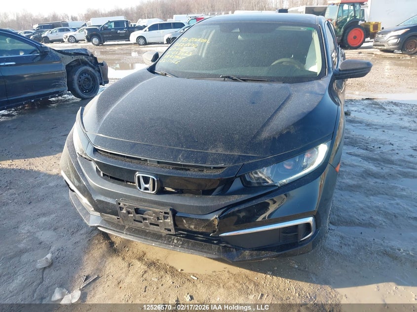 2020 Honda Civic Lx VIN: 2HGFC2F52LH033423 Lot: 12526570
