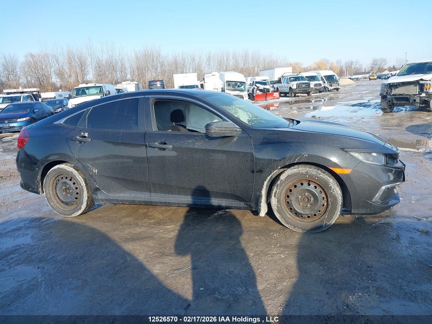 2020 Honda Civic Lx VIN: 2HGFC2F52LH033423 Lot: 12526570