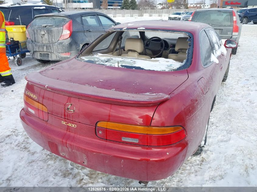 1993 Lexus Sc 400 VIN: JT8UZ30C4P0027732 Lot: 12526575