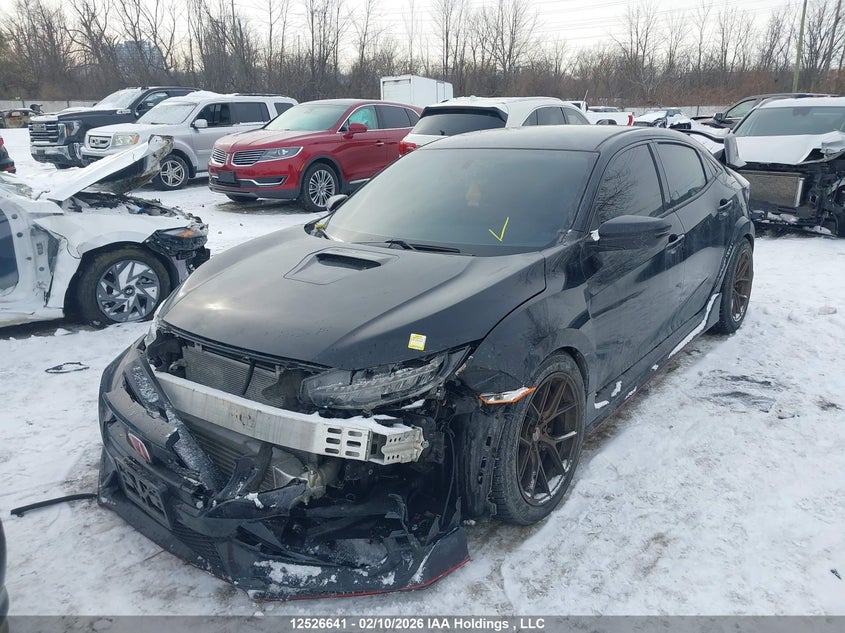 Vin: shhfk8g39ku300609, lot: 2916465, honda civic type r 20192
