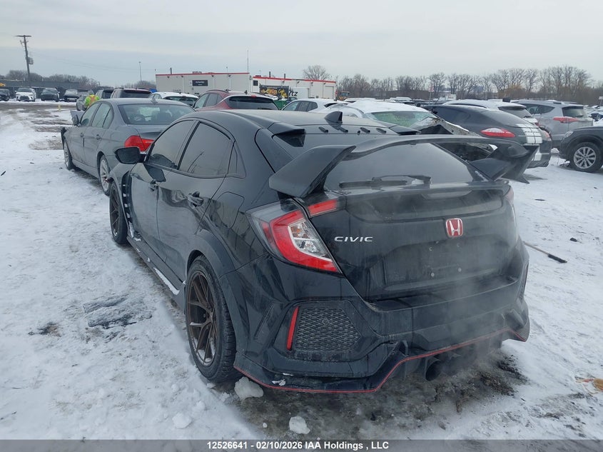 Vin: shhfk8g39ku300609, lot: 2916465, honda civic type r 20193
