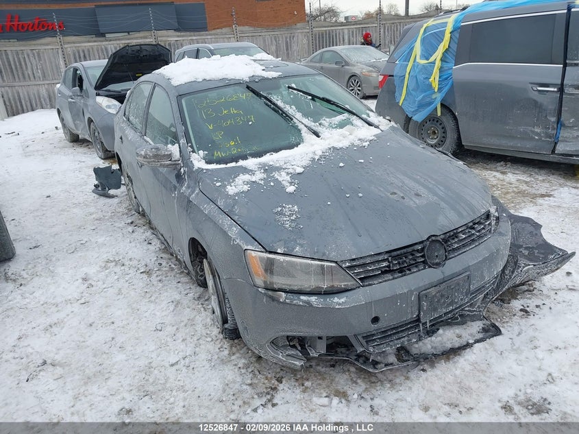 2013 Volkswagen Jetta 2.0L Comfortline VIN: 3VWDK7AJ2DM404347 Lot: 12526847