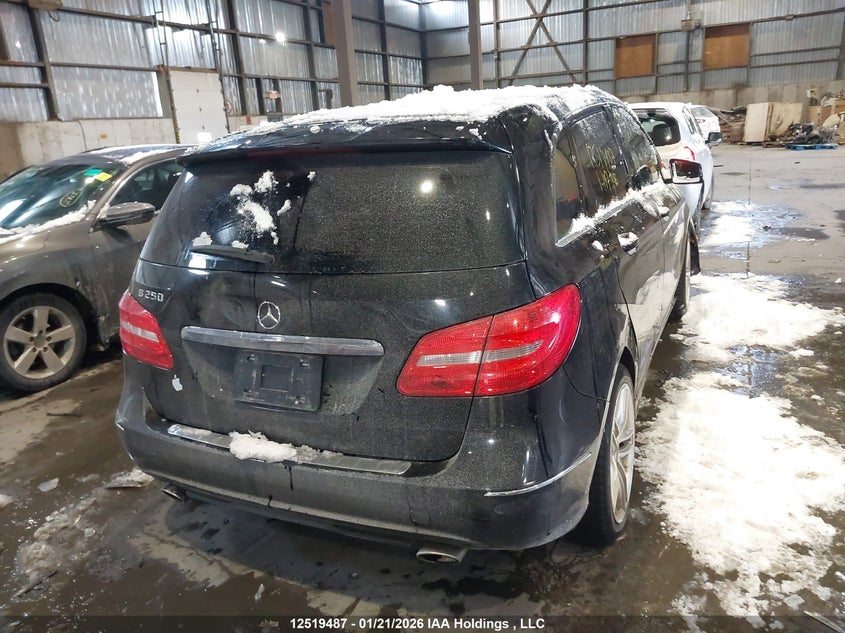 2013 Mercedes-Benz B 250 Sports Tourer VIN: WDDMH4EB4DJ147746 Lot: 12519487x