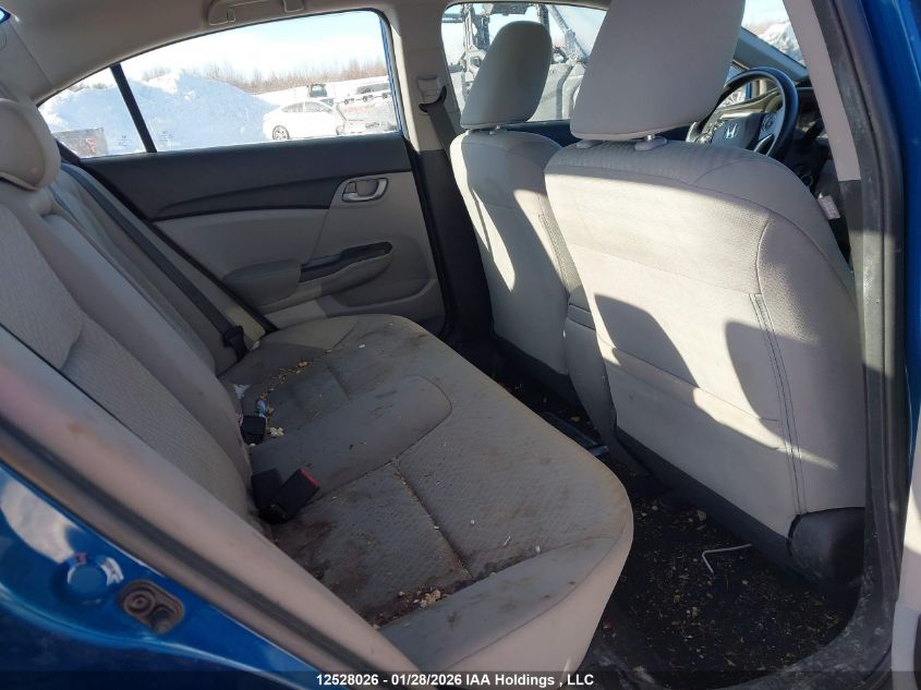 2014 Honda Civic Lx VIN: 2HGFB2F4XEH046997 Lot: 12528026