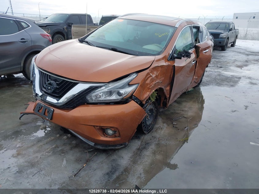 Vin: 5n1az2mh4gn135156, lot: 2918774, nissan murano s/sl/sv/platinum 20162
