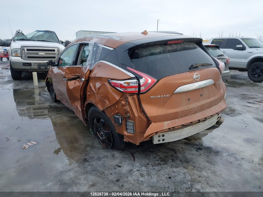 Vin: 5n1az2mh4gn135156, lot: 2918774, nissan murano s/sl/sv/platinum 20163