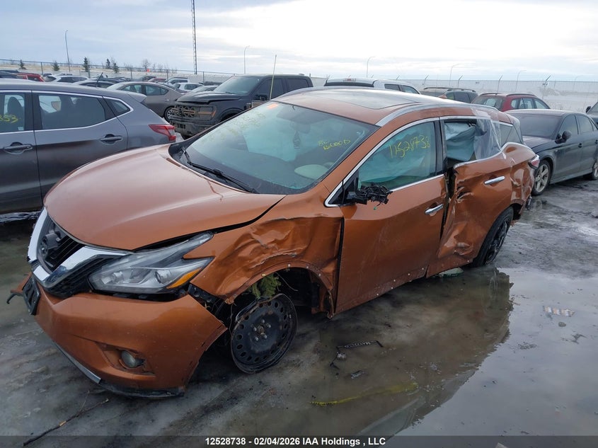 2016 Nissan Murano S/Sl/Sv/Platinum VIN: 5N1AZ2MH4GN135156 Lot: 12528738