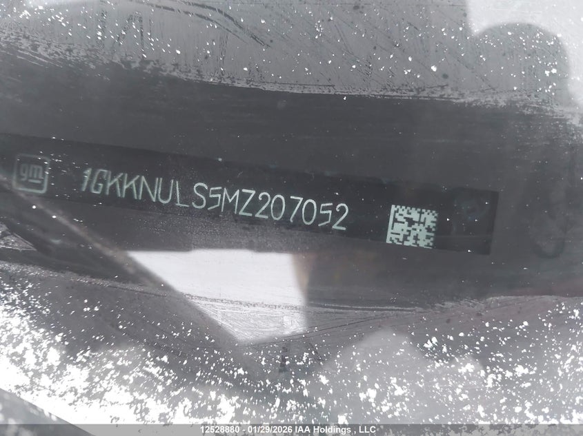 2021 GMC Acadia Slt VIN: 1GKKNULS5MZ207052 Lot: 12528880