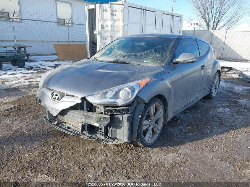Vin: kmhtc6ad7gu269572, lot: 2918926, hyundai veloster tech 20162