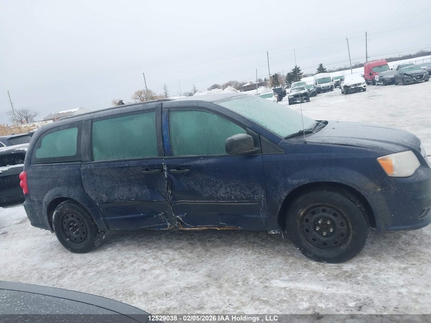 2014 Dodge Grand caravan 3.6 Se Blue Lot 111012529038 Vin 2C4RDGBG2ER414280