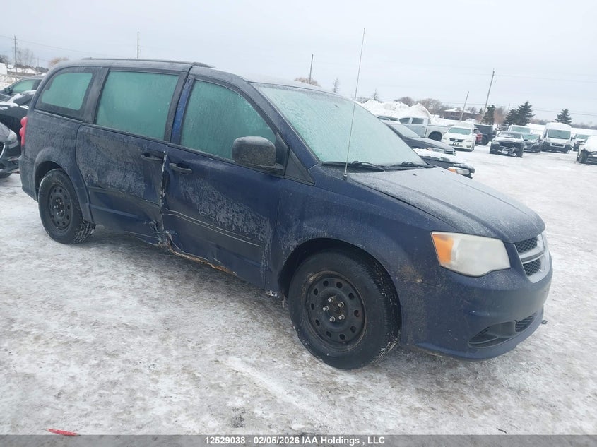 2014 Dodge Grand caravan 3.6 Se Blue Lot 111012529038 Vin 2C4RDGBG2ER414280