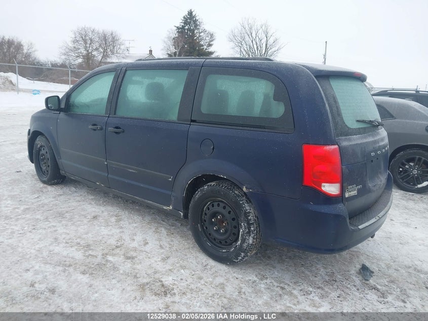 2014 Dodge Grand caravan 3.6 Se Blue Lot 111012529038 Vin 2C4RDGBG2ER414280
