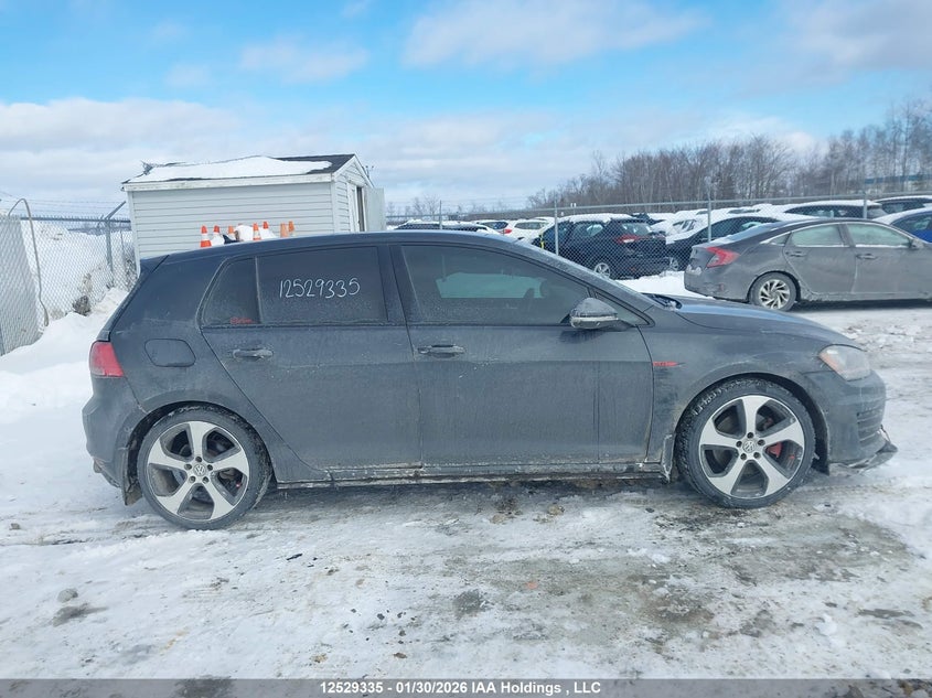 2017 Volkswagen Gti S VIN: 3VW5T7AU6HM022341 Lot: 12529335