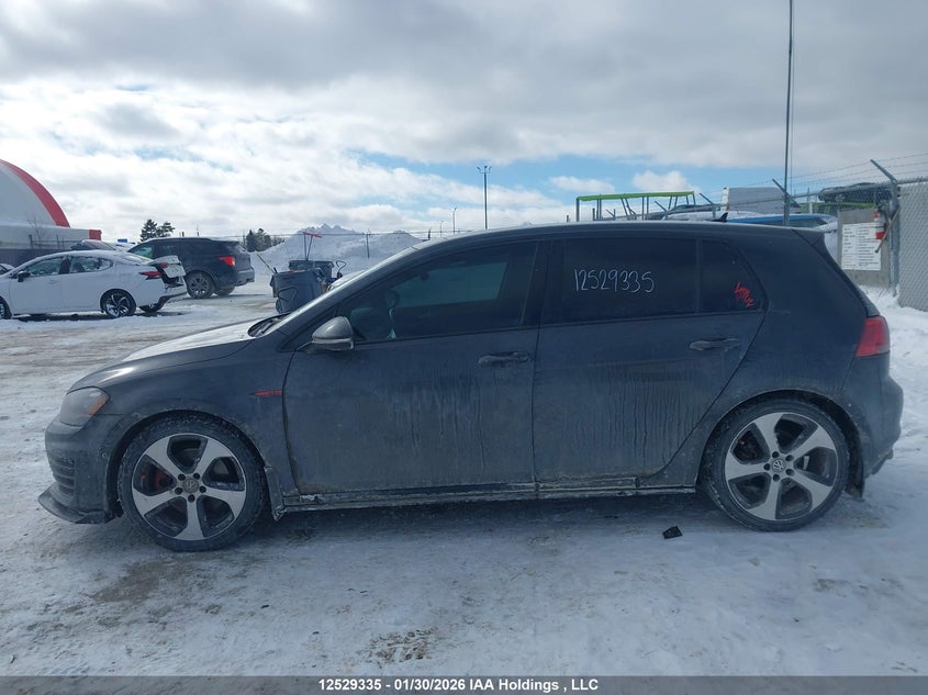 2017 Volkswagen Gti S VIN: 3VW5T7AU6HM022341 Lot: 12529335