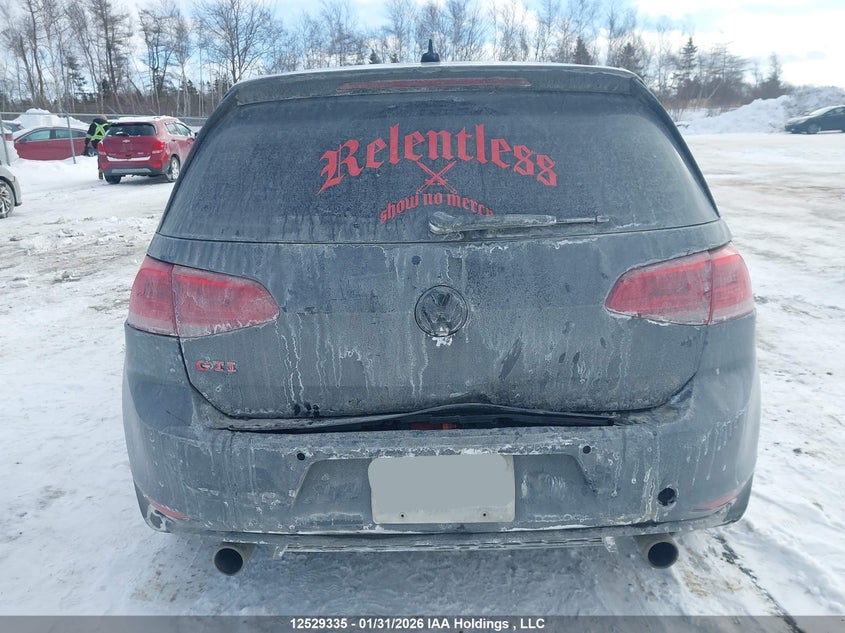 2017 Volkswagen Gti S VIN: 3VW5T7AU6HM022341 Lot: 12529335